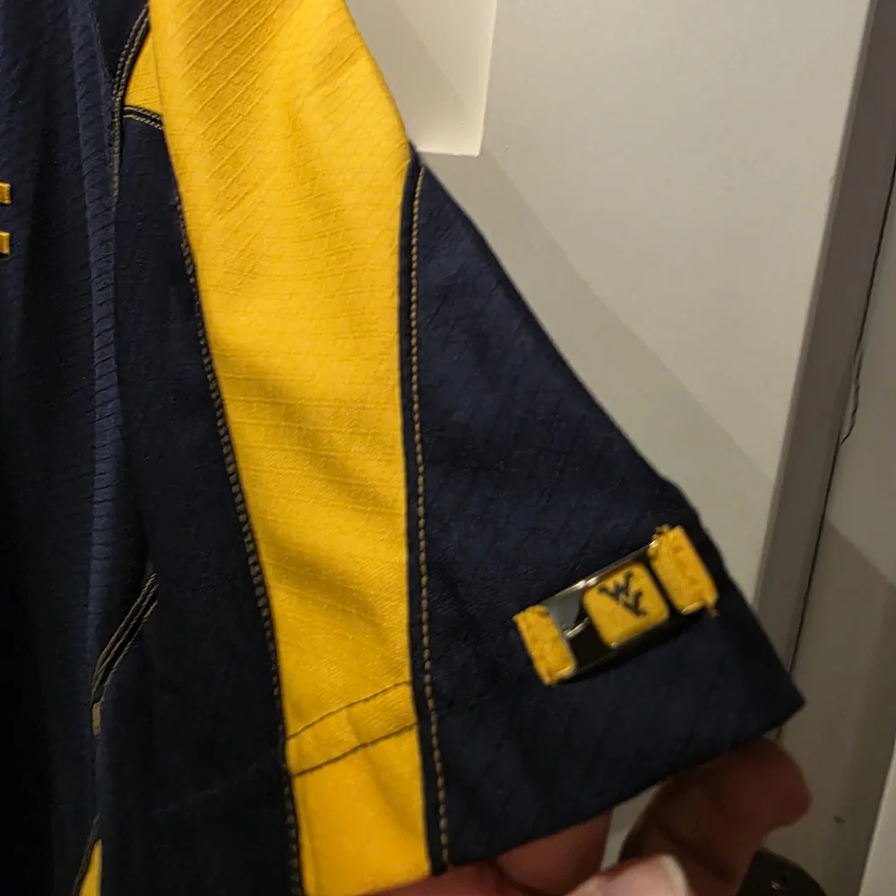 Nike WVU West Virginia University Dri-Fit Men Polo Shirt Mountaineers Football - Picture 7 of 10